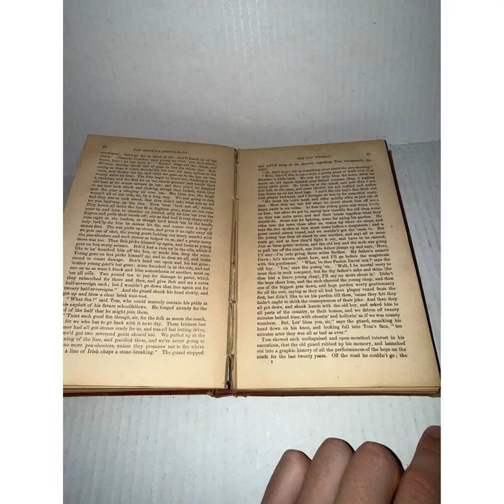 Antique book Tom Brown's School-Days Alta Edition by Thomas Hughes